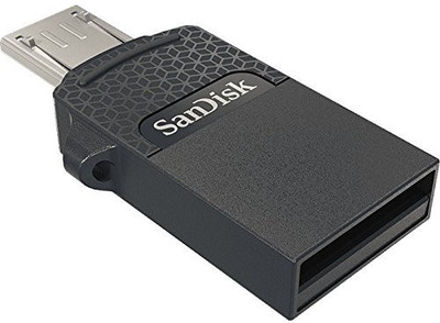 SanDisk OTG Dual Drive 32 GB Pen Drive(Black) available at flipkart for Rs.764