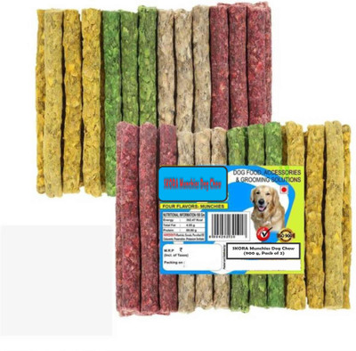 

Skora Munchies Dog Chew (900 g, Pack of 2) Chicken, Beef Dog Chew(900 g, Pack of 2)