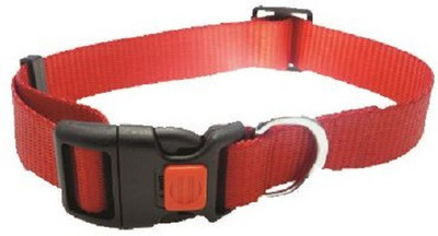 

SICONS Plain Dog Collar Charm(Red, Round)