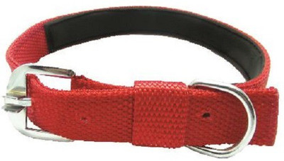 

SICONS Plain Dog Collar Charm(Padded Red, Round)