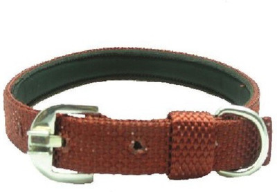 

SICONS Plain Dog Collar Charm(Padded Maroon, Round)