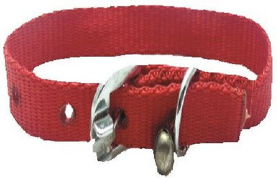 

SICONS Plain Dog Collar Charm(Red with Bell, Round)