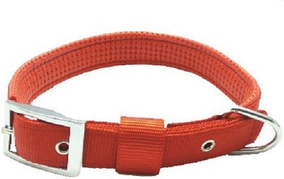 

SICONS Plain Dog Collar Charm(Padded Red, Round)