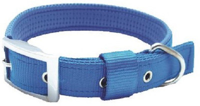 

SICONS Plain Dog Collar Charm(Padded Blue, Round)