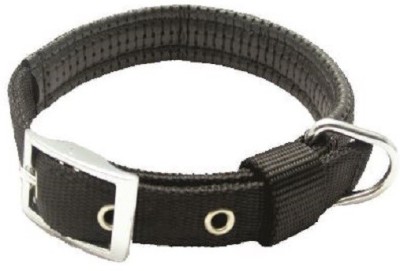 

SICONS Plain Dog Collar Charm(Padded Black, Round)