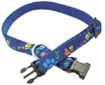 

SICONS Plain Dog Collar Charm(Bone & Paws Print (Blue), Round)