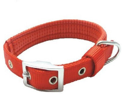 

SICONS Plain Dog Collar Charm(Padded Red, Round)