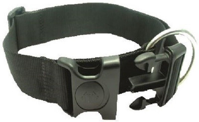 

SICONS Plain Dog Collar Charm(Black, Round)