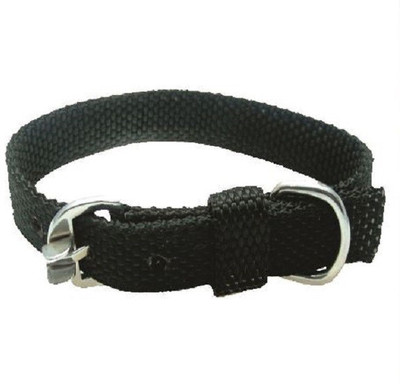 

SICONS Plain Dog Collar Charm(Black, Round)
