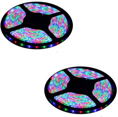 Home Delight 197 inch Red, Green, Blue Rice Lights(Pack of 2)