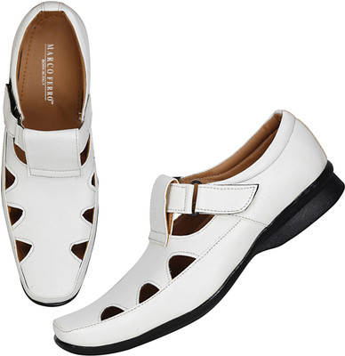 

Marco Ferro Men White Sandals