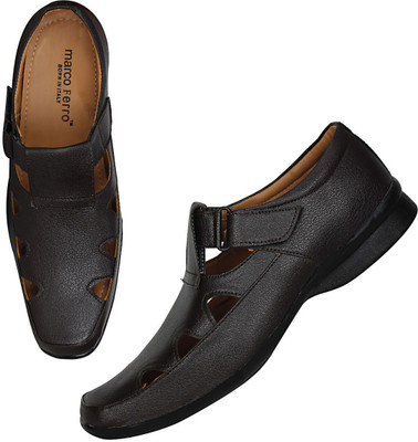 

Marco Ferro Men Brown Sandals