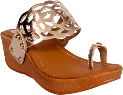 

Bora Bora Women Gold Wedges
