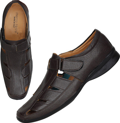 

Marco Ferro Men Brown Sandals