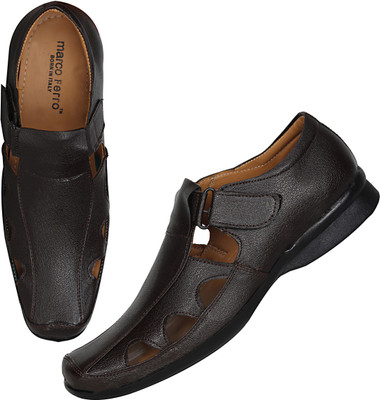 

Marco Ferro Men Brown Sandals
