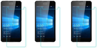 ACM Tempered Glass Guard for Microsoft Lumia 650 Dual Sim(Pack of 3)