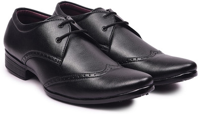 

Drex Men's Black Synthetic Lace Up For Men(Black