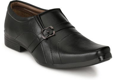 

colos black formal Slip On For Men(Black