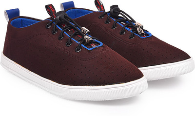 

Arthur Men's Brown Canvas Sneakers For Men(Brown