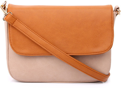 

Cappuccino Girls Casual Tan PU Sling Bag