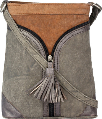 

Mona B Girls Casual Multicolor Canvas Sling Bag