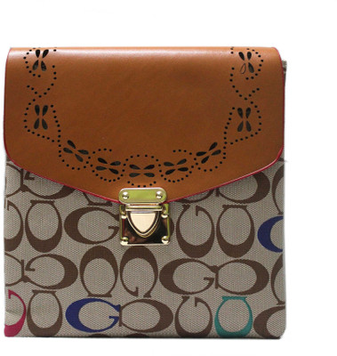 

10thplanetsales Women Casual Multicolor Rexine Sling Bag