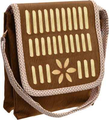 

Tap Fashion Women Casual Brown PU Sling Bag