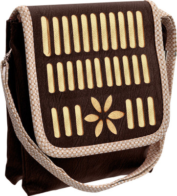 

TAP Fashion Women Casual Brown PU Sling Bag