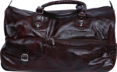 

R Stylist R Stylist Genuine Leather Traveller Shoulder Bag (Brown) Small Travel Bag - Medium(Brown)