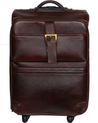 

R Stylist R Stylist Genuine Leather Traveller Shoulder Bag (Brown) Small Travel Bag - Medium(Brown)