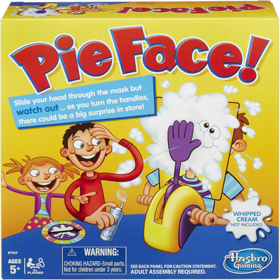 

Akrobo Anti Stress Prank Funny Hit Pie Face Parent Child Game Toys(Yellow)