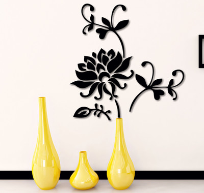 

naveed arts  Acrylic Sticker Sticker(Pack of 23, Black