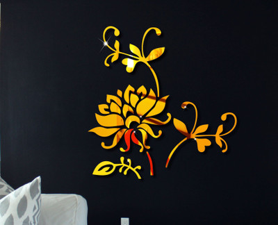 

naveed arts  Acrylic sticker Sticker(Pack of 23, Gold