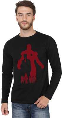

SayItLoud Printed Men' Round Neck Black T-Shirt