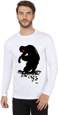 

SayItLoud Graphic Print Men's Round Neck White T-Shirt