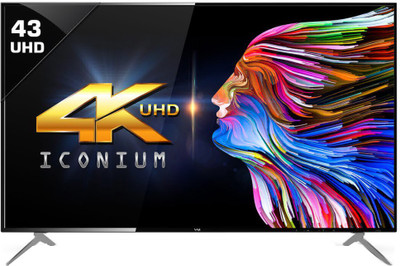 Vu Iconium 109cm (43 inch) Ultra HD (4K) LED Smart TV(43BU113)