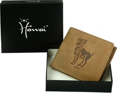 

Hawai Men Tan Genuine Leather Wallet(7 Card Slots)
