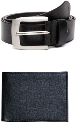 

Lee Topper Men Casual Black Artificial Leather Wallet(7 Card Slots)