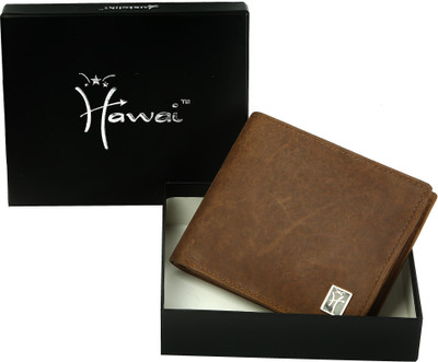 

Hawai Men Tan Genuine Leather Wallet(5 Card Slots)