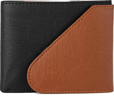 

Accezory Men Black Artificial Leather Wallet(5 Card Slots), Black;brown