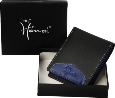 

Hawai Men Black Genuine Leather Wallet(2 Card Slots)