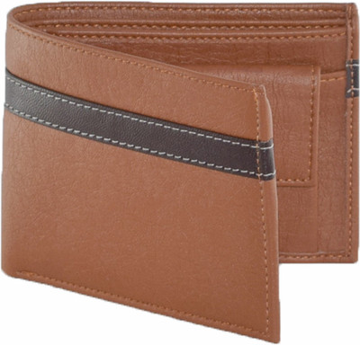 

Accezory Men Tan Artificial Leather Wallet(3 Card Slots)