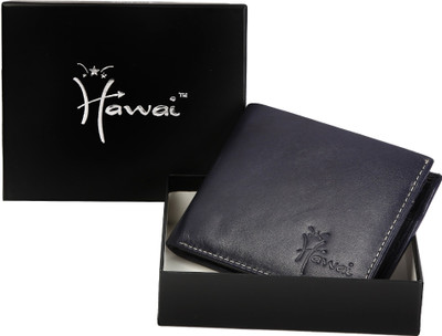 

Hawai Men Black Genuine Leather Wallet(4 Card Slots)