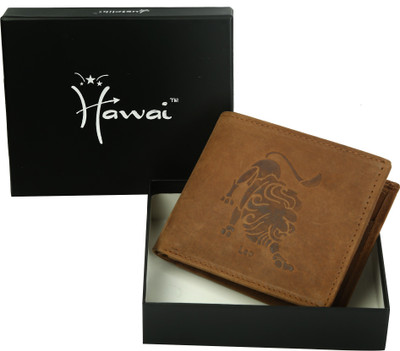 

Hawai Men Tan Genuine Leather Wallet(5 Card Slots)