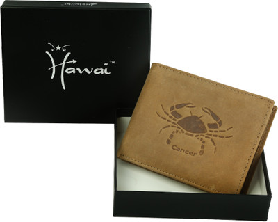 

Hawai Men Tan Genuine Leather Wallet(8 Card Slots)