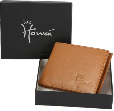 

Hawai Men Tan Genuine Leather Wallet(5 Card Slots)