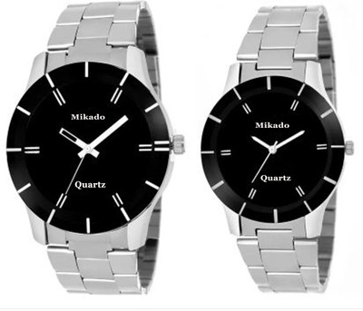 

Mikado Mk Lee couple Unisex watches combo for men and women with one year warrenty Watch - For Men & Women