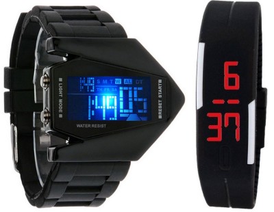 JAINX JM1001 LED Sports Black Dial Watch  - For Boys   Watches  (Jainx)
