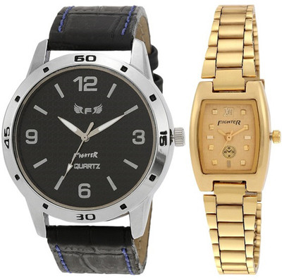 

Fighter New Stylish Casual Couple Combo 020-059 Watch - For Men & Women