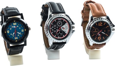 RR Accessories Combo of 3 Exclusive watches Watch  - For Men   Watches  (RR Accessories)